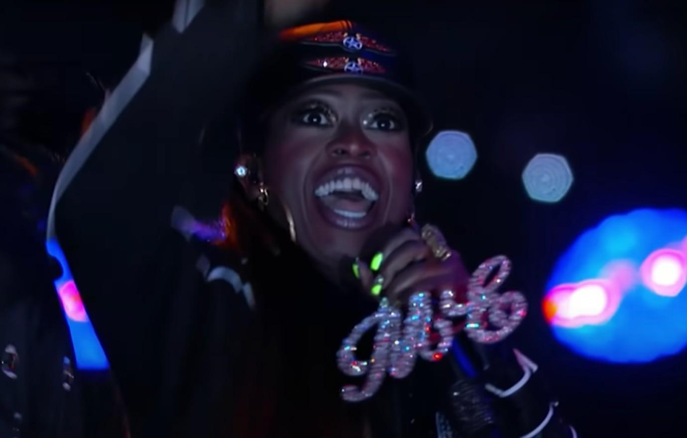 missy elliot emergency room before katy perry superbowl