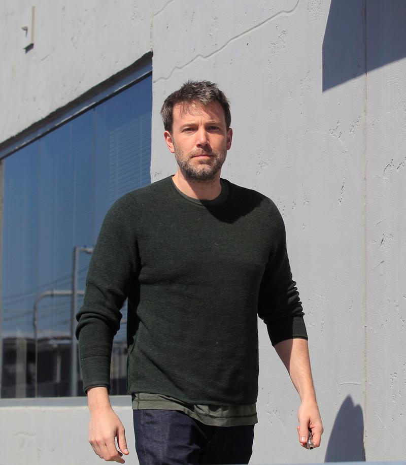 Ben Affleck spotted at a studio in Santa Monica