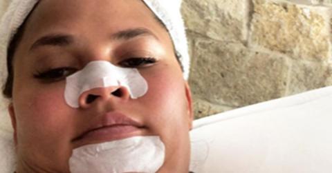Chrissy teigen biore pore strips hannibal lecter video pics