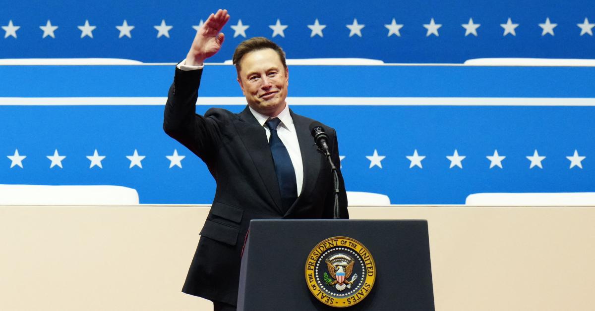 Photo of Elon Musk.