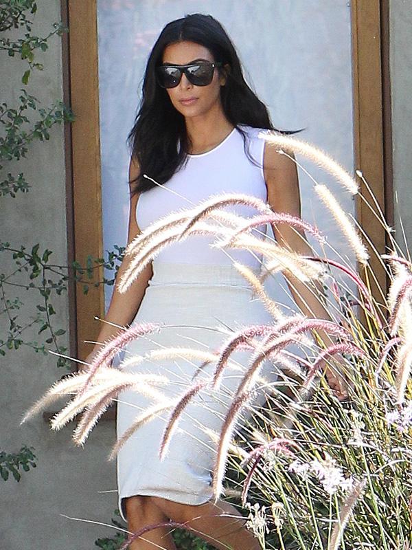 Kim Kardashian seen leaving the studio after filming &#8216;Keeping up with the Kardashians&#8217;