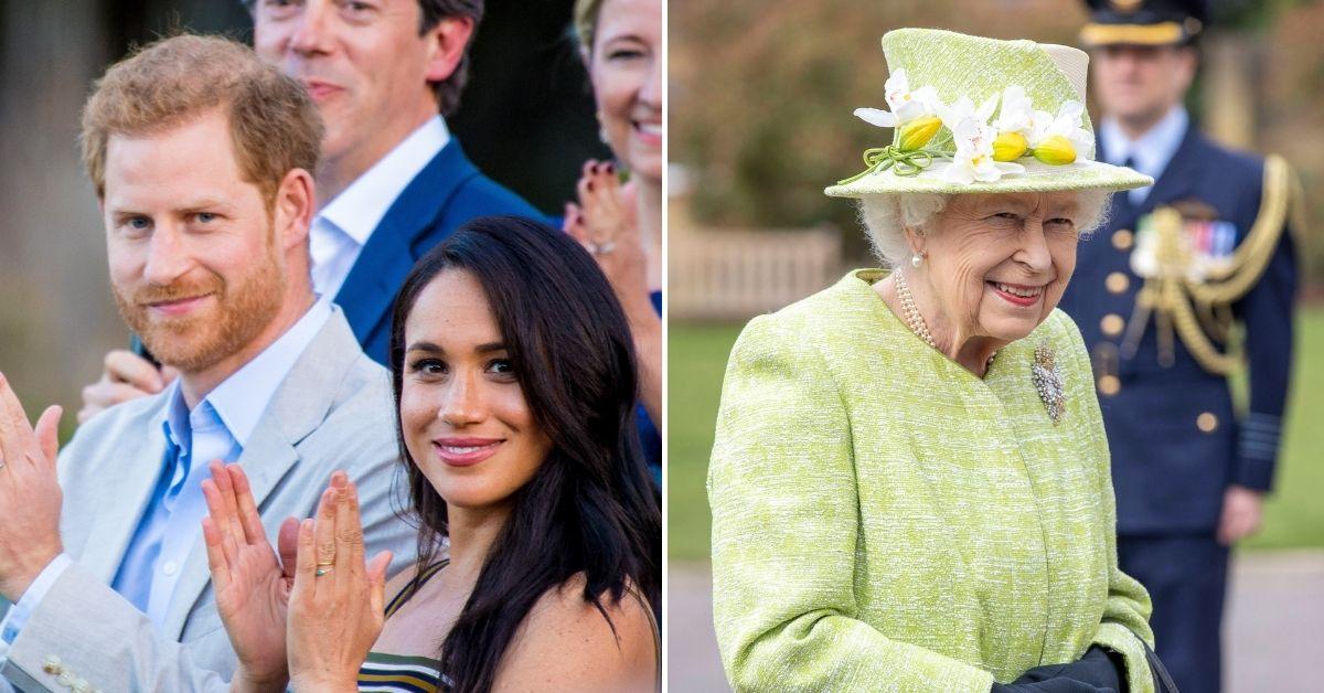 prince harry meghan markle daughter lilibeth lili diana name queen elizabeth met video call