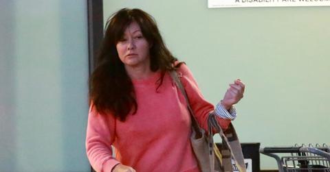 EXCLUSIVE: Shannen Doherty keeps a GYM ready look as she is spotted shopping in Malibu.