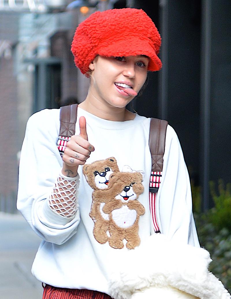 EXCLUSIVE: Miley Cyrus and her mom Trish out and about in NYC