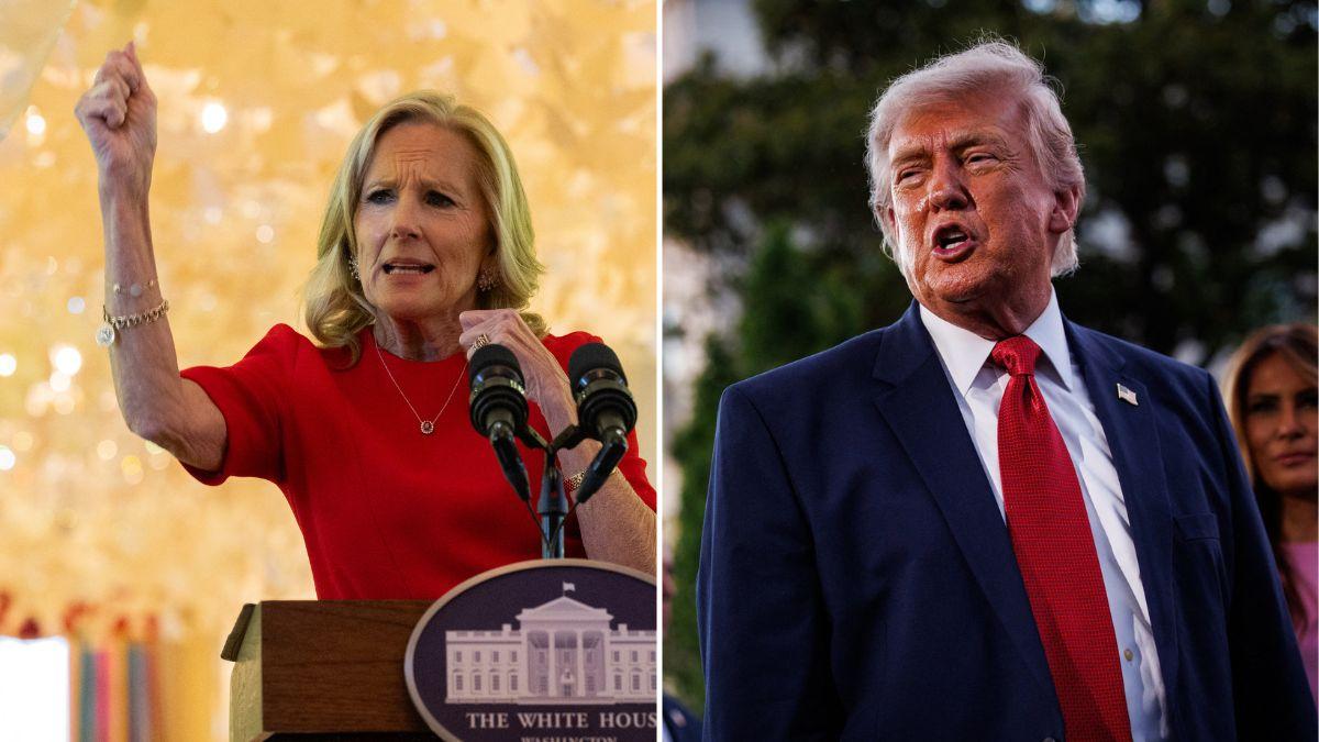 Jill Biden,Donald Trump