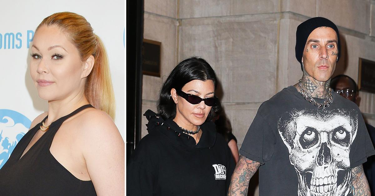 shanna moakler implies that she doesnt give a damn following travis barkers engagement to kourtney kardashian