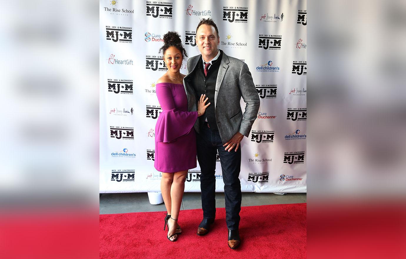 Tamera Mowry And Husband On Red Carpet