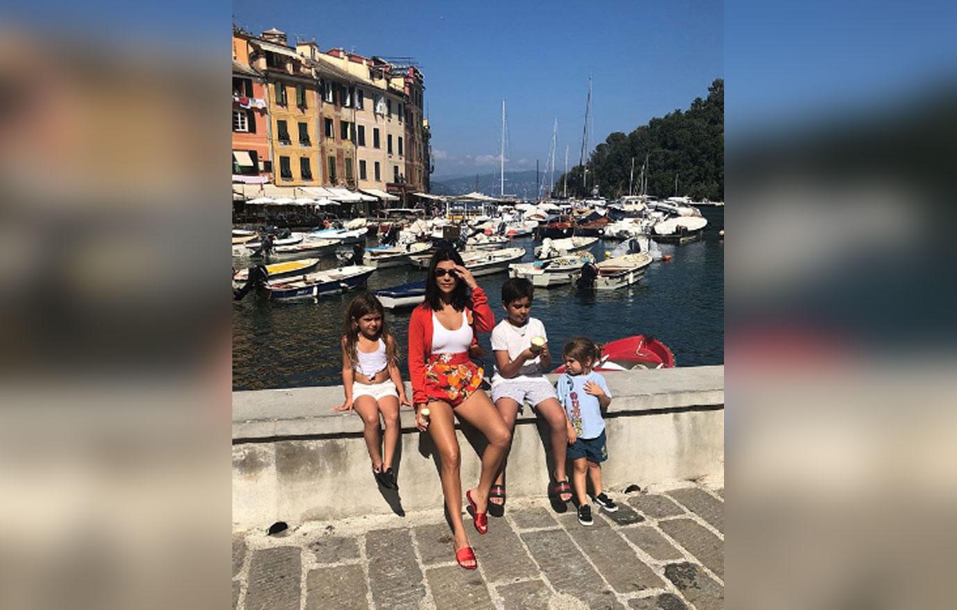 Kourtney Kardashian Shares Cute Pic Of Penelope & North In Costa Rica