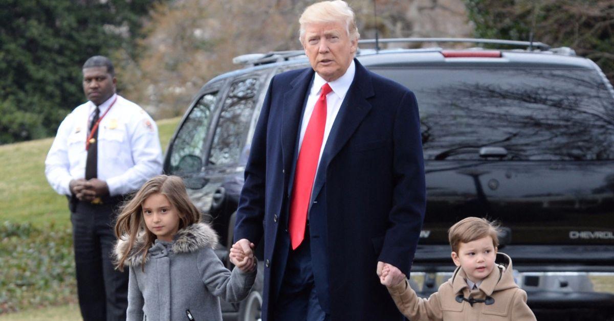 image of The president has 11 grandchildren. 