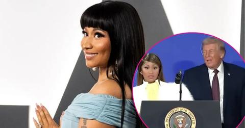 Composite photo of Nicki Minaj and Donald Trump