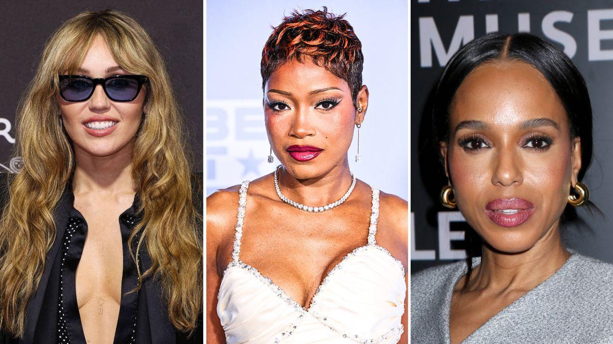 Miley Cyrus, Keke Palmer and Kerry Washington 