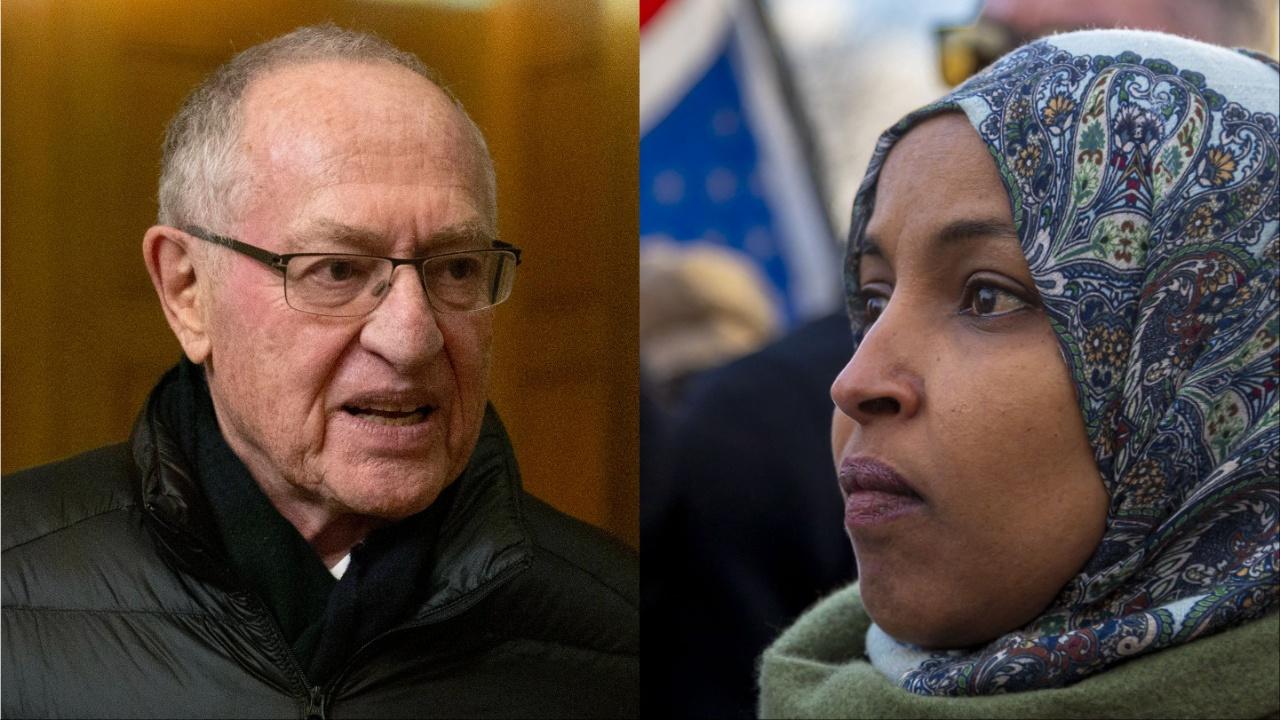Alan Dershowitz and Ilhan Omar