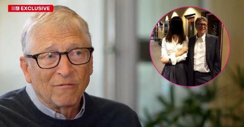 composite photo of bill gates and bill gates with a woman