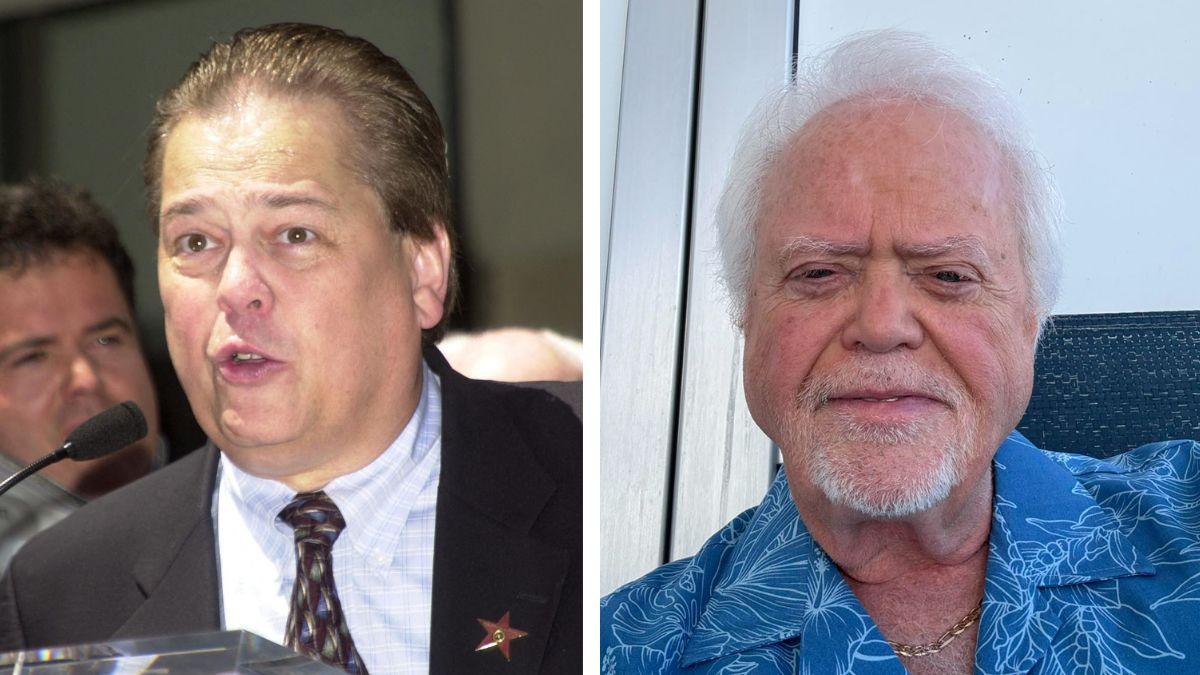 Split photo of Alan and Merrill Osmond