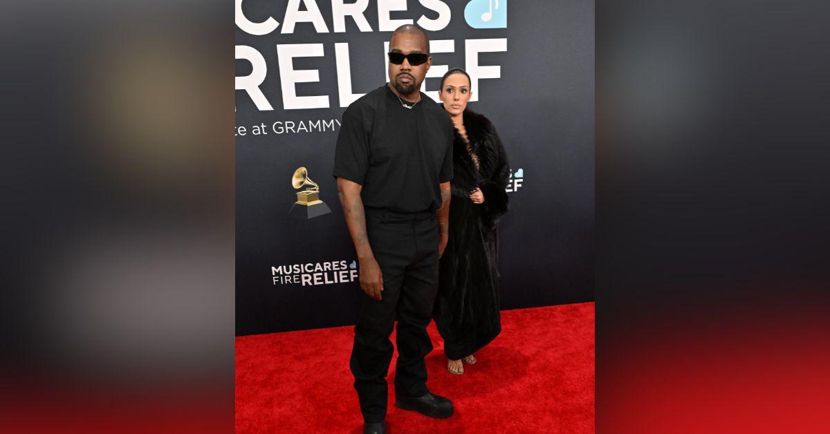 kanye west wife bianca censori red carpet grammys