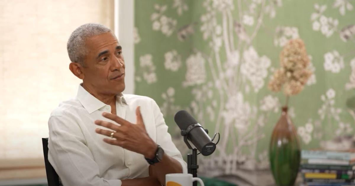 image of Barack Obama got emotional after his wife said he made her a 'better person.'