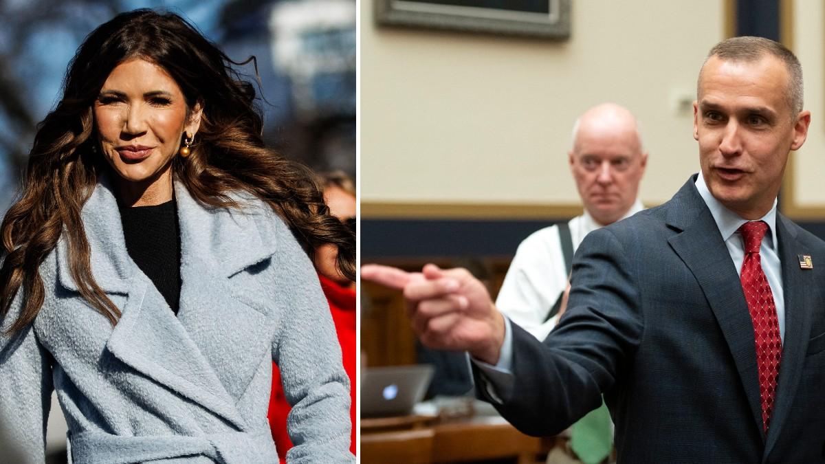 image of Kristi Noem was recently asked about the affair rumors. 