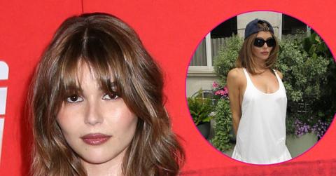 olivia jade braless white dress photos