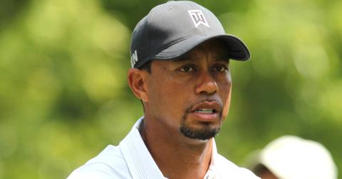 Tiger Woods shows off his golfing skills in Bethesda