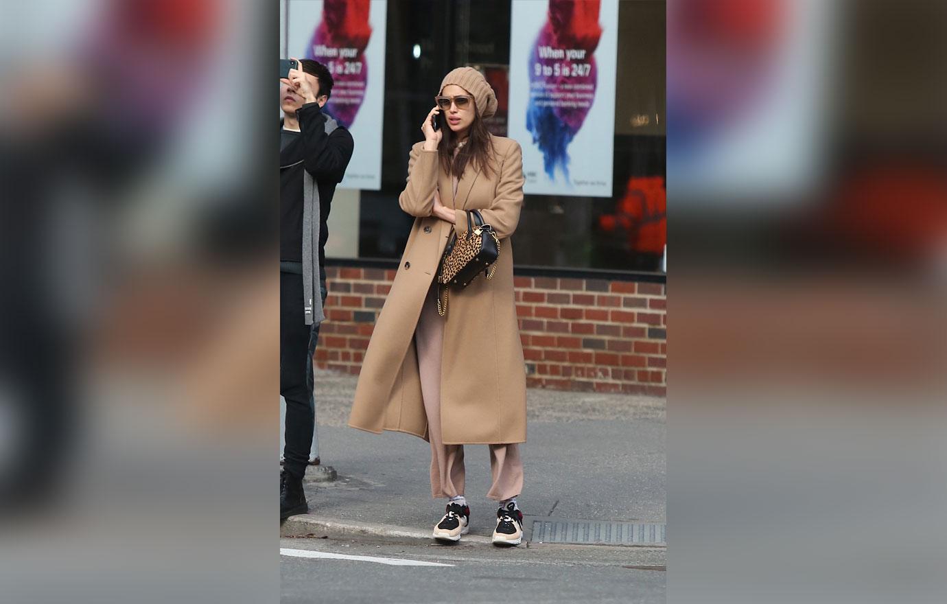 Irina Shayk out in the West Village With Daughter Lea