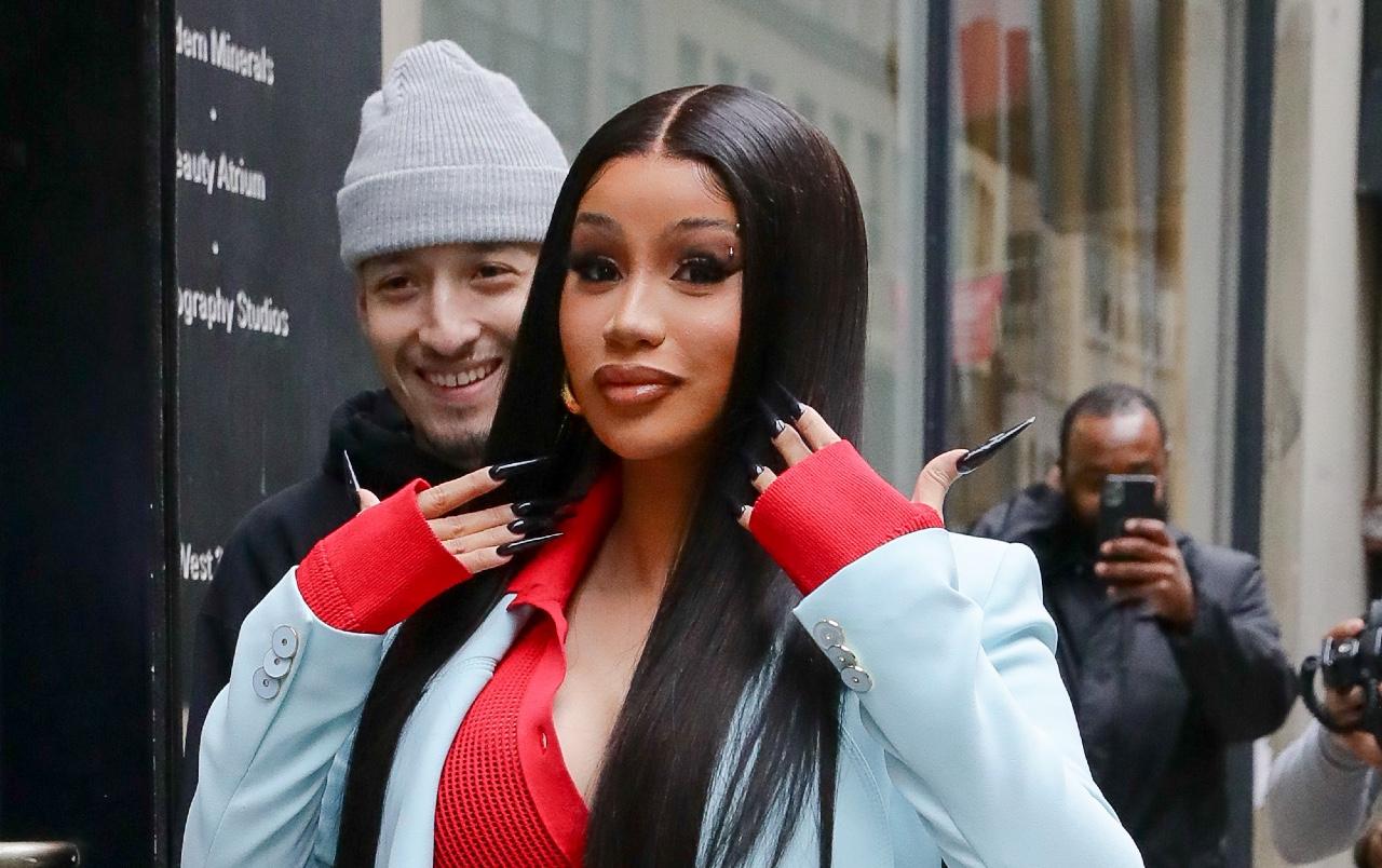 Court-side Style: Cardi B Wore a The North Face x Gucci Jacket