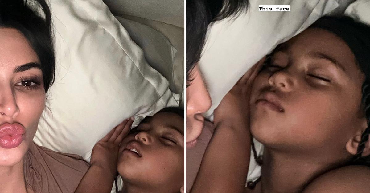 saint west punches mom kim in the face pp