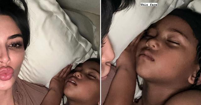 saint west punches mom kim in the face pp