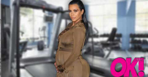 Kim kardashian pregnancy workout