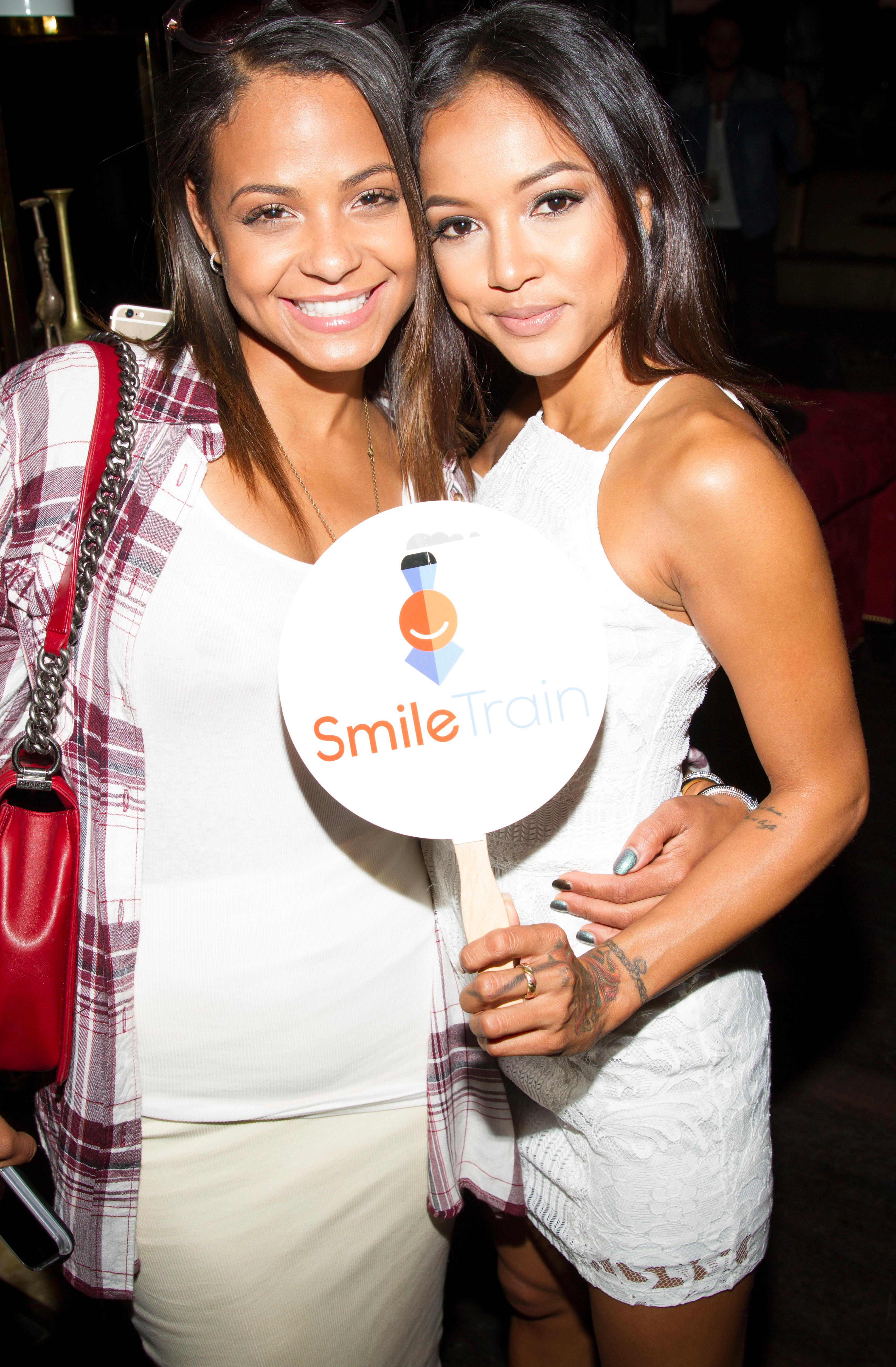 Christina+Milian+&#038;+Karrueche+Tran+Smile+Train