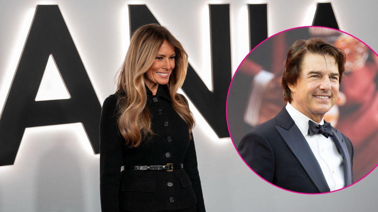 Image of Melania Trump and Tom Cruise