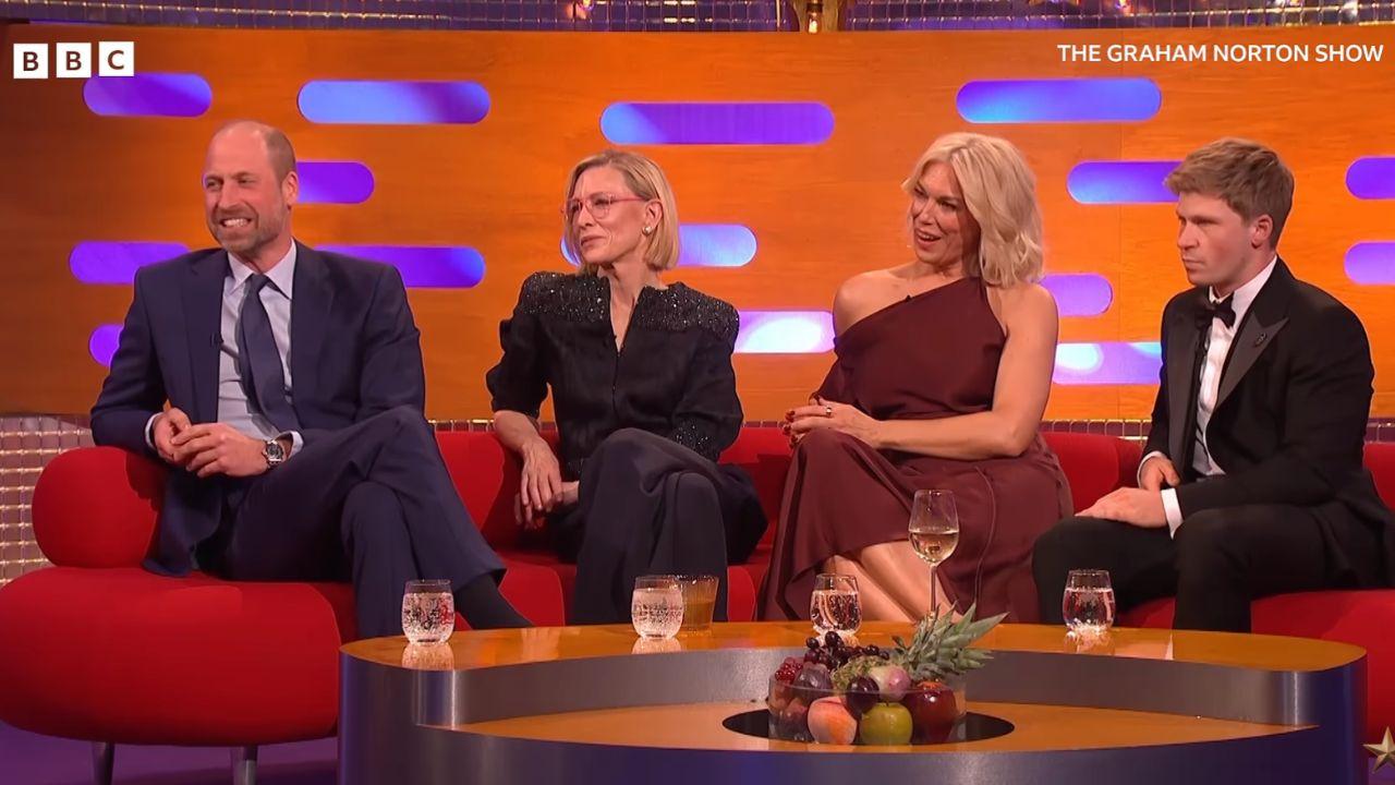 Image of Hannah Waddingham wasn't afraid to poke fun at William's unusual DJ name.