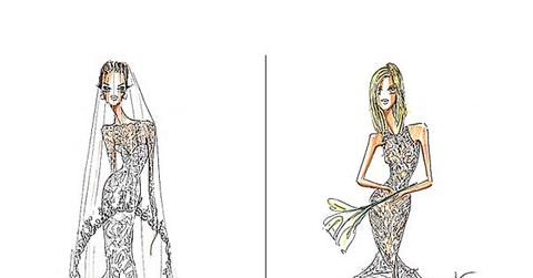 Angelia jolie jennifer aniston wedding dress compare theia