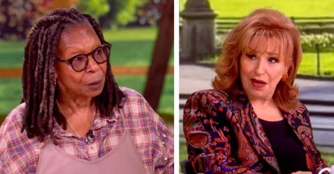 Split photo of Whoopi Goldberg and Joy Behar