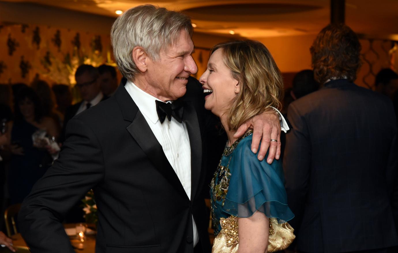 Some might say that Harrison Ford was guilty of robbing the cradle by marrying Calista Flockhart while others might just call it true love.