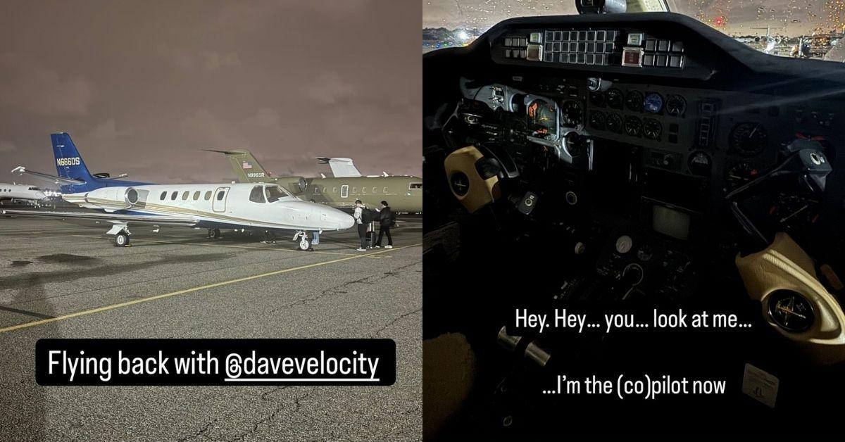 Screenshots of Dave Williams' Instagram Stories
