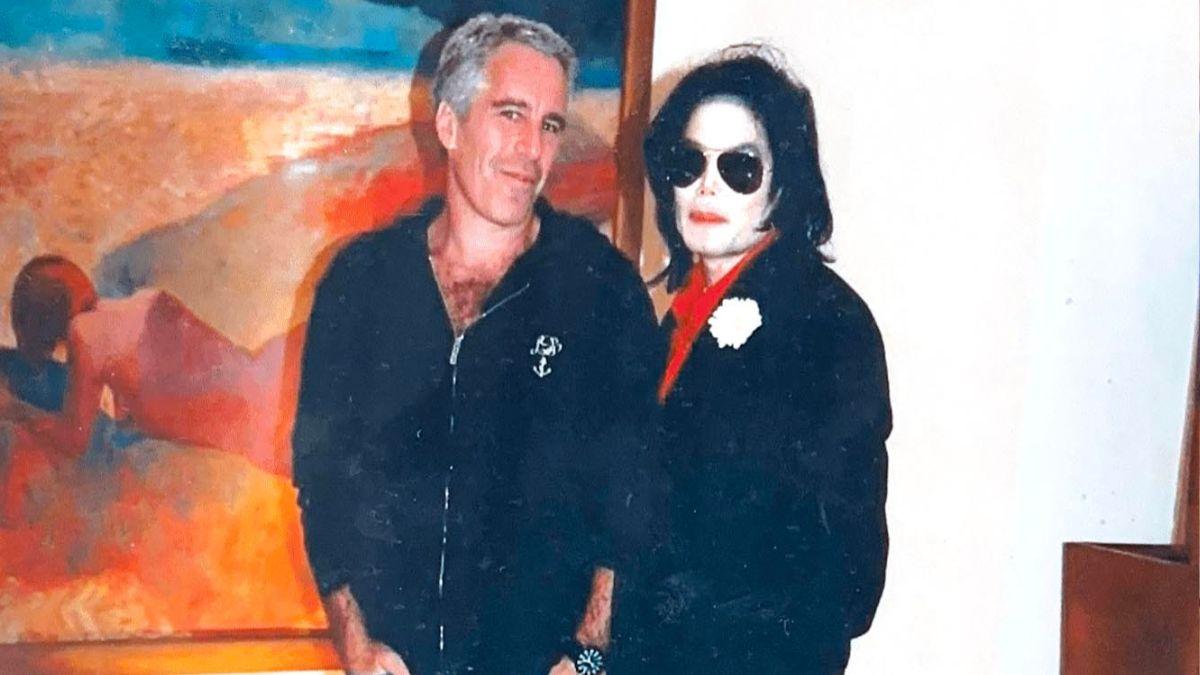 image of Jeffrey epstein and Michael Jackson