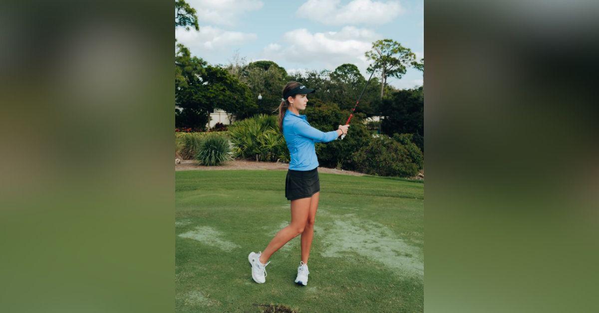 image of Kai Trump is also a golfer.