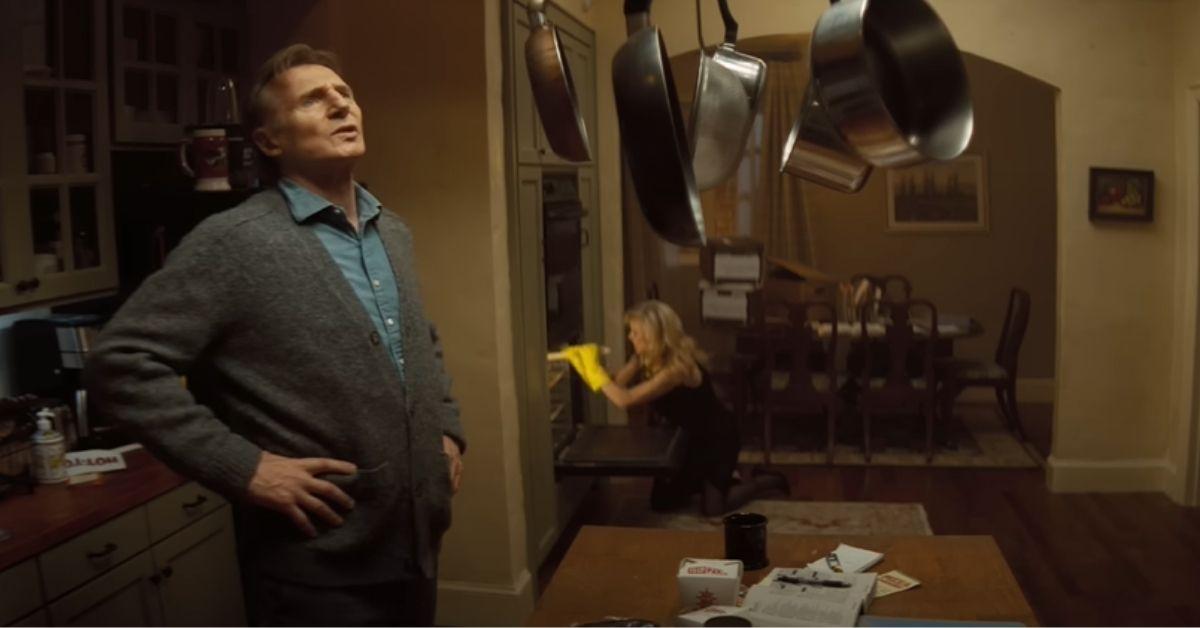 Photo of Liam Neeson and Pamela Anderson