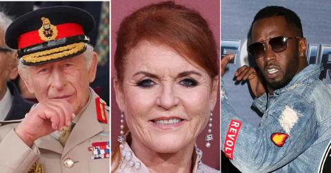 Composite photo of King Charles, Sarah Ferguson and Sean 'Diddy' Combs