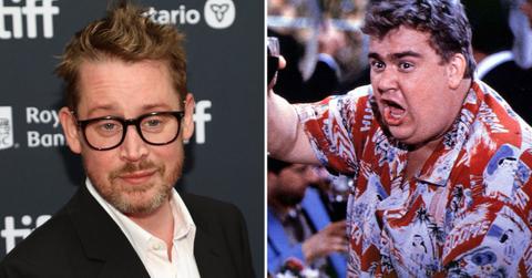 Composite photo of Macaulay Culkin and John Candy