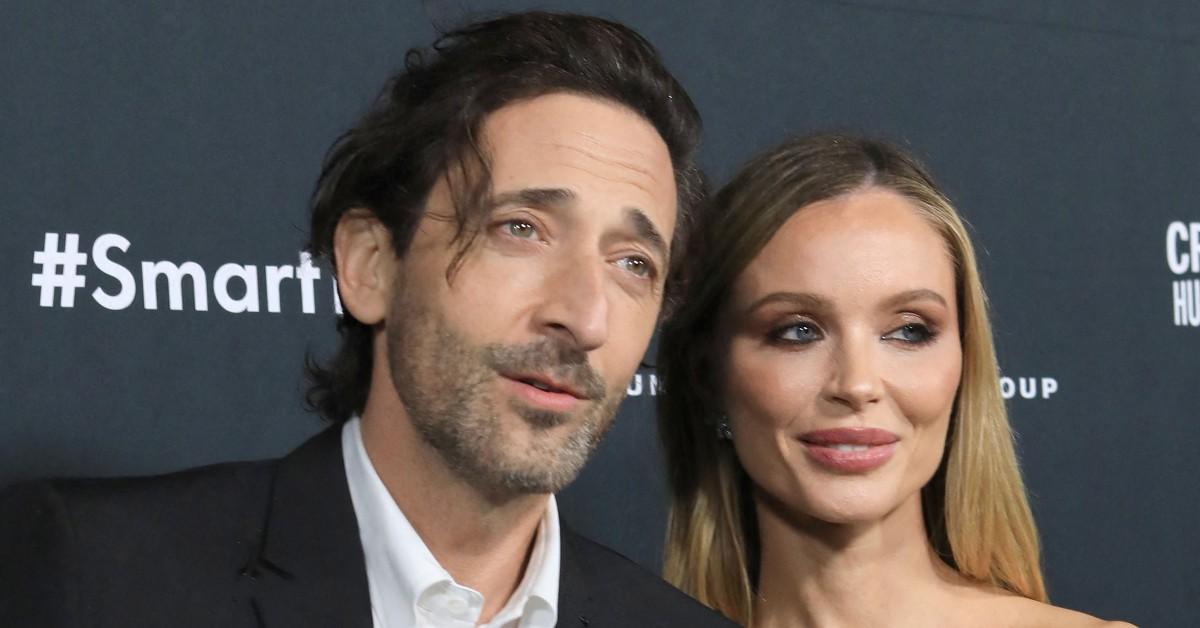 Photo of Adrien Brody and Georgina Chapman