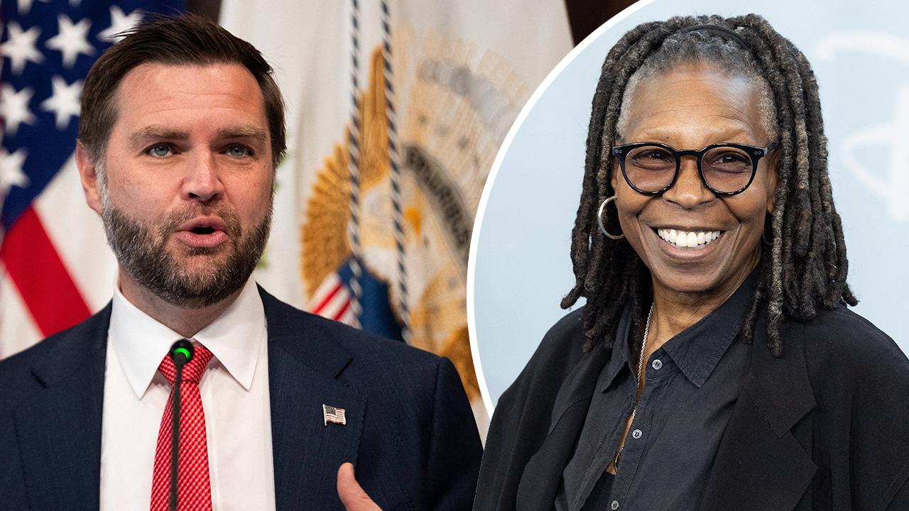 Image of J.D. Vance and Whoopi Goldberg
