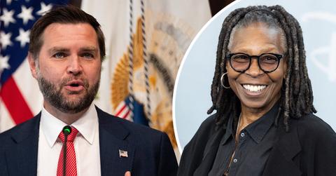Image of J.D. Vance and Whoopi Goldberg