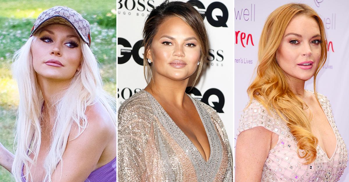 chrissy teigen two years hellish  tweets courtney stodden lindsay lohan ok