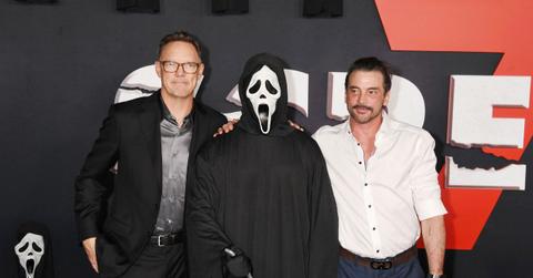 Image of Matthew Lillard, Ghostface, and Skeet Ulrich