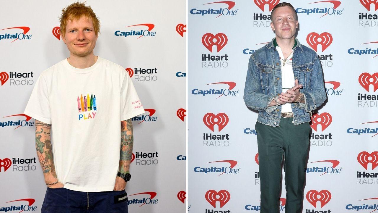 Image of Ed Sheeran continued his Loop Tour performance in Philadelphia amid the controversy surrounding Macklemore's removal.