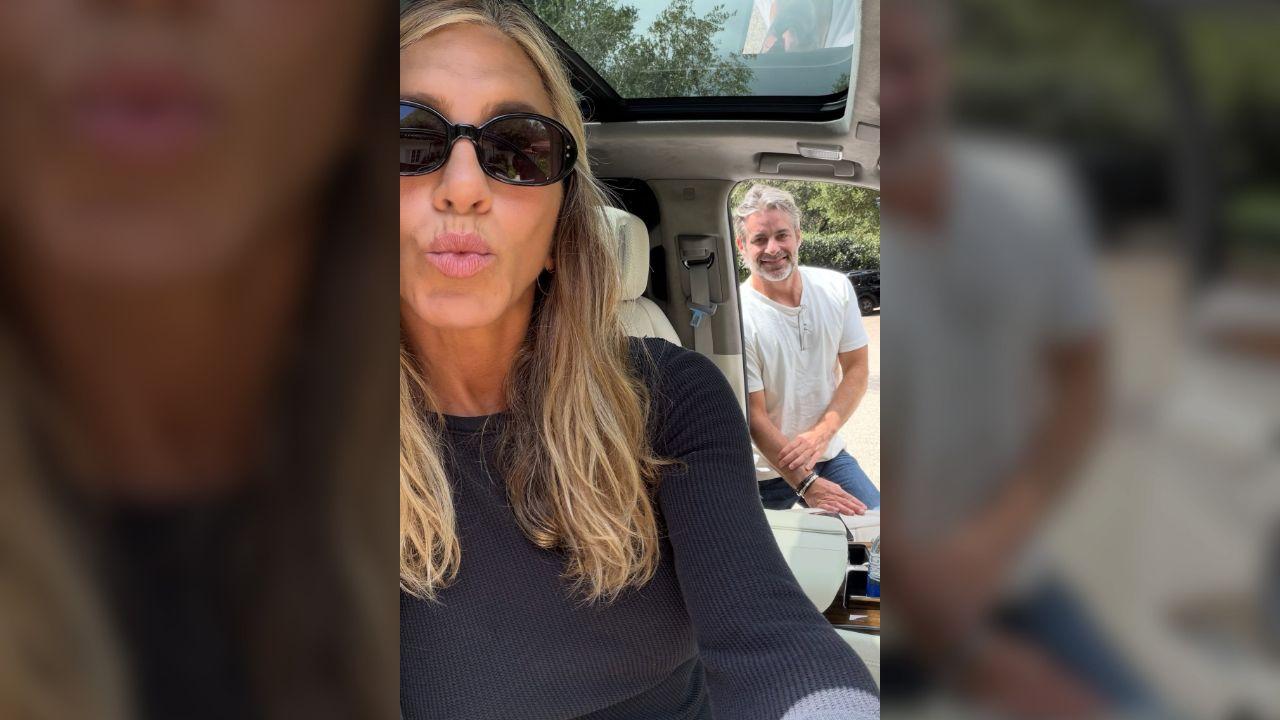 Image of Jennifer Aniston and Jim Curtis were first spotted together on Mallorca yacht trip.