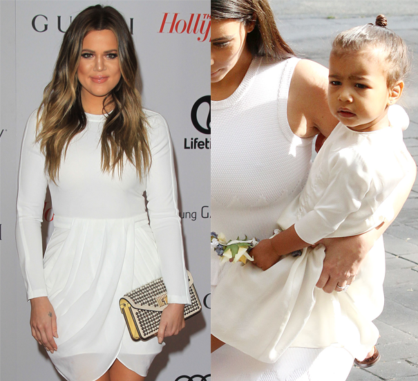 Kardashians copying north style