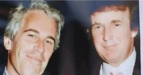 image of Epstein and trump