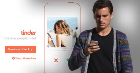 scott disick secret cell phone tinder